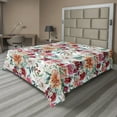 thumbnail image 1 of Ambesonne Floral Inspiration Flat Bedding Sheet Soft Top Sheet, Blooming Garden, Full, Pale Eggshell Multicolor, 1 of 1