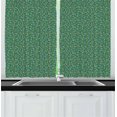 thumbnail image 1 of Ambesonne Floral Kitchen Curtains, Colorful Spring Daisy, 55"x39", Multicolor, 1 of 2
