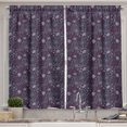 thumbnail image 1 of Ambesonne Floral Kitchen Curtains, Doodle Daisy Blossoms, 55"x45", Multicolor, 1 of 3
