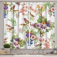 thumbnail image 1 of Ambesonne Floral Kitchen Curtains, Exotic Spring Flowers, 55"x39", Multicolor, 1 of 3