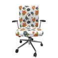 thumbnail image 1 of Ambesonne Floral Office Chair Cover Stretchable High Back, Abstract Flowers Leaves, Multicolor, 1 of 1