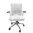thumbnail image 1 of Ambesonne Floral Office Chair Cover Stretchable High Back, Flowers Paint Slashes Art, Rose Pale Seafoam Pink, 1 of 6