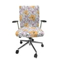 thumbnail image 1 of Ambesonne Floral Office Chair Cover Stretchable High Back, Pastel Bicolour Lily Flora, Multicolor, 1 of 1
