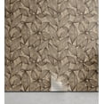 thumbnail image 1 of Ambesonne, Floral Pattern Peel & Stick Wallpaper for Home, Line Flowers Boho, 13"x100", Cocoa Dark Taupe and White, 1 of 5