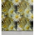 thumbnail image 1 of Ambesonne Floral Peel & Stick Wallpaper for Home, Abstract Art Style Asters, 13"x72", Mustard Khaki Black, 1 of 6