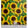 thumbnail image 1 of Ambesonne Floral Peel & Stick Wallpaper for Home, Autumn Sunflowers Leaves, 13"x100", Earth Yellow and Fern Green, 1 of 5