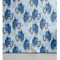 thumbnail image 1 of Ambesonne Floral Peel & Stick Wallpaper for Home, Blossoming Flowers Aquatic, 13"x36", Sea Blue and Soft Blue, 1 of 5