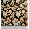 thumbnail image 1 of Ambesonne Floral Peel & Stick Wallpaper for Home, Blossoms on Dark Backdrop, 13"x36", Black Peach and Pale Khaki, 1 of 5