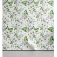 thumbnail image 1 of Ambesonne Floral Peel & Stick Wallpaper for Home, Cherry Blossom Petunia Print, 13"x36", Fern Green and Soft Blue, 1 of 5