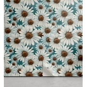 Ambesonne Spring Peel & Stick Wallpaper for Home, Minimalist Butterfly Leaf, 13"x36", Pale Vermilion Dark Teal