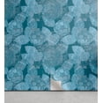 thumbnail image 1 of Ambesonne Floral Peel & Stick Wallpaper for Home, Fashion Grunge Flowers Art, 13"x36", Pale Cadet Blue and Teal, 1 of 5