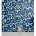 thumbnail image 1 of Ambesonne Floral Peel & Stick Wallpaper for Home, Flowers Watercolor Retro, 13"x72", Azure Blue and Slate Brown, 1 of 1