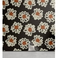 thumbnail image 1 of Ambesonne Floral Peel & Stick Wallpaper for Home, Goth Flowers Grunge Details, 13"x36", Ginger Grey Yellow Brown, 1 of 1
