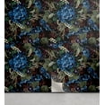thumbnail image 1 of Ambesonne Floral Peel & Stick Wallpaper for Home, Hydrangea Grapes Arrange, 13"x72", Reseda Green Burgundy, 1 of 1