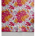 thumbnail image 1 of Ambesonne Floral Peel & Stick Wallpaper for Home, Leafy Flowers Print Spring, 13"x72", Hot Pink Vermilion, 1 of 5
