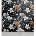 thumbnail image 1 of Ambesonne Floral Peel & Stick Wallpaper for Home, Magnolia Bokeh Little Dots, 13"x72", Dark Blue Grey and Orange, 1 of 5