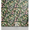 thumbnail image 1 of Ambesonne Floral Peel & Stick Wallpaper for Home, Meadow Sunflowers Bluebells, 13"x100", Fern Green Rose and Yellow, 1 of 5