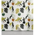 thumbnail image 1 of Ambesonne Floral Peel & Stick Wallpaper for Home, Monstera Plantation in Pot, 13"x36", Multicolor, 1 of 6