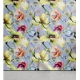 thumbnail image 1 of Ambesonne Floral Peel & Stick Wallpaper for Home, Pop Blossoms Spring Love Art, 13"x36", Ceil Blue and Yellow Green, 1 of 5