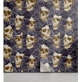 thumbnail image 1 of Ambesonne Floral Peel & Stick Wallpaper for Home, Skulls and Roses Art Print, 13"x100", Dark Indigo Beige and Tan, 1 of 1