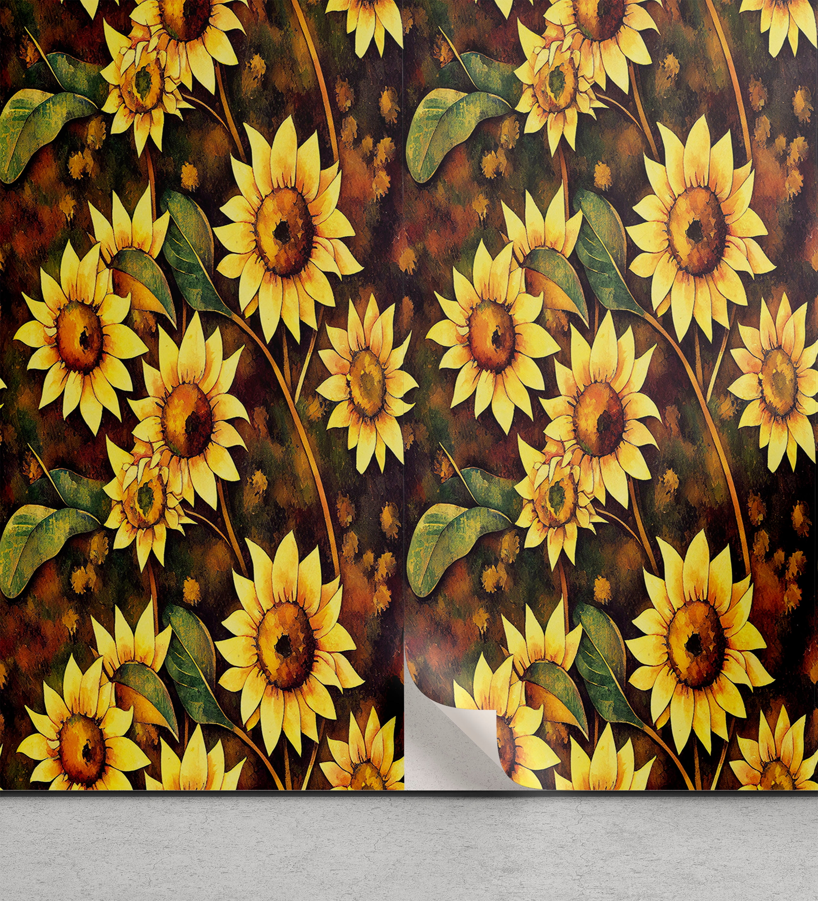 Best HD Pictures about  Sunflower Peel And Stick Wallpaper  with No AI Images