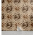 thumbnail image 1 of Ambesonne Floral Peel & Stick Wallpaper for Home, Sunflowers Retro Ornament, 13"x36", Dark Cocoa Beige and Tan, 1 of 5