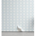 thumbnail image 1 of Ambesonne Floral Peel & Stick Wallpaper for Home, Vertical Spring Flowers, 13"x100", Pale Blue White, 1 of 6