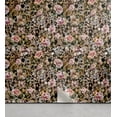 thumbnail image 1 of Ambesonne Floral Peel & Stick Wallpaper for Home, Wild Rose Pattern Leopard, 13"x100", Rose Warm Taupe, 1 of 5