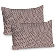 thumbnail image 1 of Ambesonne Floral Pillow Sham 2 Pack, Abstract Classical Motifs, 36"x20", Brown and White, 1 of 3