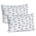 thumbnail image 1 of Ambesonne Floral Pillow Sham 2 Pack, Rose Flower Bouquet Motif, 26"x20", Reseda Green and Blush, 1 of 3