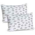thumbnail image 1 of Ambesonne Floral Pillow Sham 2 Pack, Rose Flower Bouquet Motif, 30"x20", Reseda Green and Blush, 1 of 3