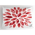 thumbnail image 1 of Ambesonne Floral Pillow Sham, Nature Beauty Blossom, 26" X 20", Ruby Red, 1 of 2