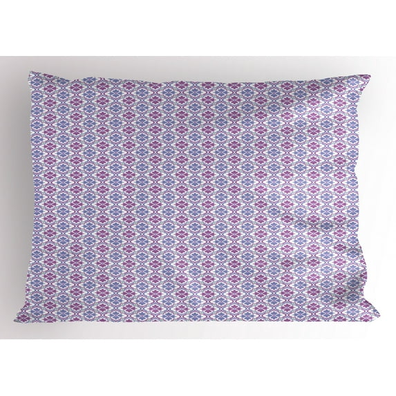 Ambesonne Floral Pillow Sham, Turkish Motifs, 26" X 20", Multicolor