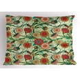 thumbnail image 1 of Ambesonne Floral Pillow Sham, Vintage Colorful Ornate, 36" X 20", Multicolor, 1 of 2