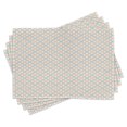 thumbnail image 1 of Ambesonne Floral Place Mats Set of 4, Pastel Color Motifs, Standard Size, Cream Salmon Pale Blue, 1 of 6