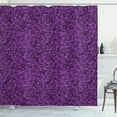 thumbnail image 1 of Ambesonne Floral Shower Curtain, Blooming Lilac Composition, 69"Wx70"L, Purple and Marigold, 1 of 3
