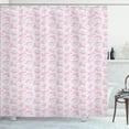 thumbnail image 1 of Ambesonne Floral Shower Curtain, Flowers Pastel Tones, 69"Wx84"L, Pale Pink Ceil Blue, 1 of 4