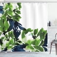 thumbnail image 1 of Ambesonne Floral Shower Curtain, Flowers in Watercolor Effect, 69"Wx75"L, Fern Green, 1 of 4