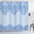 thumbnail image 1 of Ambesonne Floral Shower Curtain, Lace Delicate Retro Print, 69"Wx84"L, Pale Azure, 1 of 1