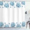 thumbnail image 1 of Ambesonne Floral Shower Curtain, Lilac Flower Spring Print, 69"Wx70"L, Pale Blue, 1 of 4
