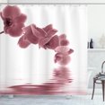 thumbnail image 1 of Ambesonne Floral Shower Curtain, Orchid Composition Garden, 69"Wx70"L, Mauve Taupe, 1 of 4