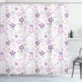 thumbnail image 1 of Ambesonne Floral Shower Curtain, Pale Purple Tones Flowers, 69"Wx70"L, Pale Purple Multicolor, 1 of 4