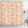 thumbnail image 1 of Ambesonne Floral Shower Curtain, Rhythmic White Cosmos Flower, 69"Wx75"L, Lime Green Mustard, 1 of 4
