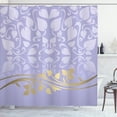 thumbnail image 1 of Ambesonne Floral Shower Curtain, Romantic Leafy Pattern Bloom, 69"Wx70"L, Lavender Blue, 1 of 4