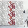 thumbnail image 1 of Ambesonne Floral Shower Curtain, Romantic Vİbrant Boho, 69"Wx75"L, Red Black Grey, 1 of 3