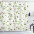 thumbnail image 1 of Ambesonne Floral Shower Curtain, Shabby Blooms Nature Spring, 69"Wx84"L, Pistachio Green, 1 of 1