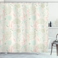 thumbnail image 1 of Ambesonne Floral Shower Curtain, Soft Toned Nature Theme, 69"Wx70"L, Pale Green Mint Green, 1 of 3