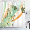 thumbnail image 1 of Ambesonne Floral Shower Curtain, Spring Themed Butterfly Leaf, 69"Wx70"L, Mint Green, 1 of 4