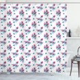 thumbnail image 1 of Ambesonne Floral Shower Curtain, Spring Watercolor Flowers, 69"Wx84"L, Multicolor, 1 of 4