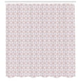 thumbnail image 1 of Ambesonne Floral Shower Curtain, Traditional Sakura Tile, 69"Wx84"L, Pale Blue and Coral, 1 of 3